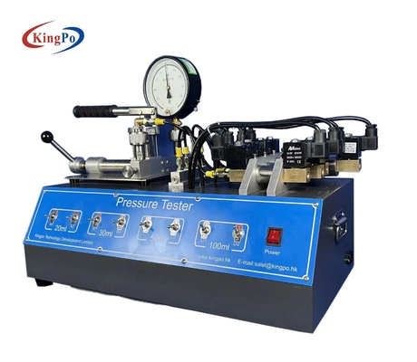 IEC 60335-1-bijlage B-B.20.1 2070 kPa handmatige druktester 20 30 50 100 ml