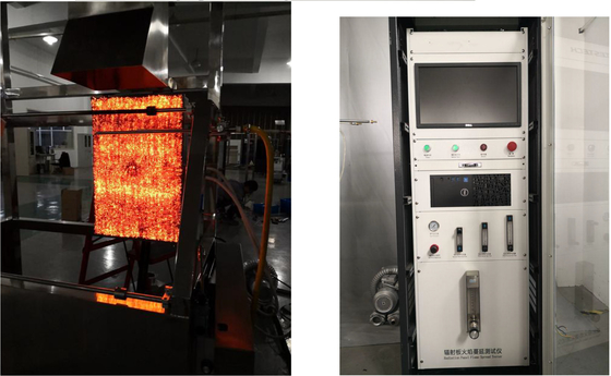 ASTM E162 / ASTM D 3675 Radiant Panel Flame Spread Test Apparaat voor materiaal van spoorvoertuigen