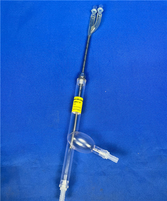 ISO 18193-Figuur C.2 Vasculair model van de bovenste vena cava rechter atrium voor het testen van dubbele lumen cannula recirculatie