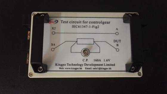 Figuur 3 van CEI 61347-1-2012 Testkring voor Controlgear/Licht Metingsmateriaal