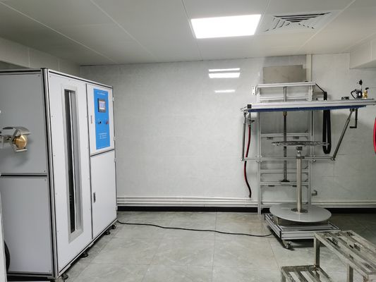 IEC60529 IPX6K IP-testapparatuur met instelbare druppelhoogte en constructie van roestvrij staal voor ingangsbeschermingstests